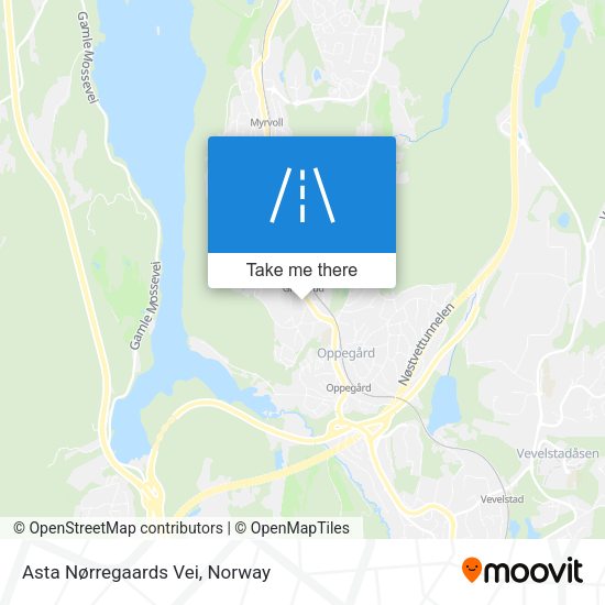 Asta Nørregaards Vei map