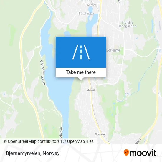 Bjørnemyrveien map
