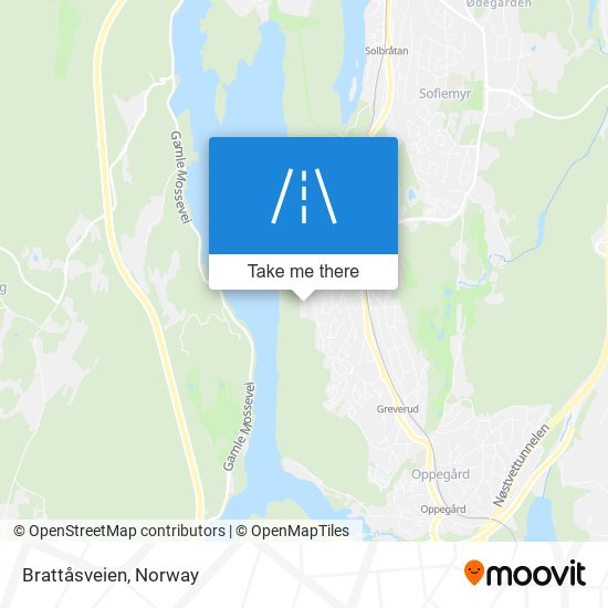 Brattåsveien map