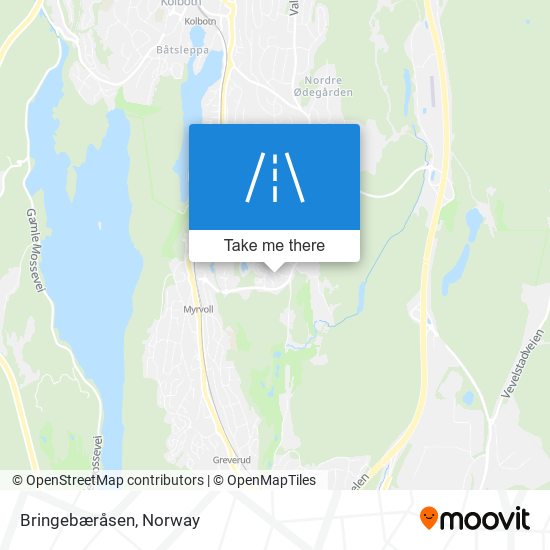 Bringebæråsen map