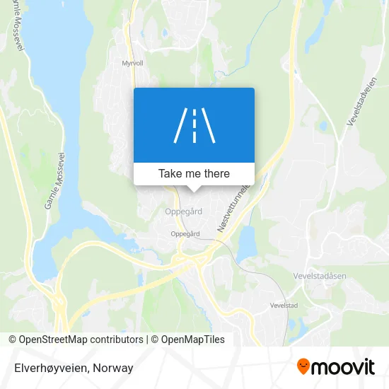 Elverhøyveien map