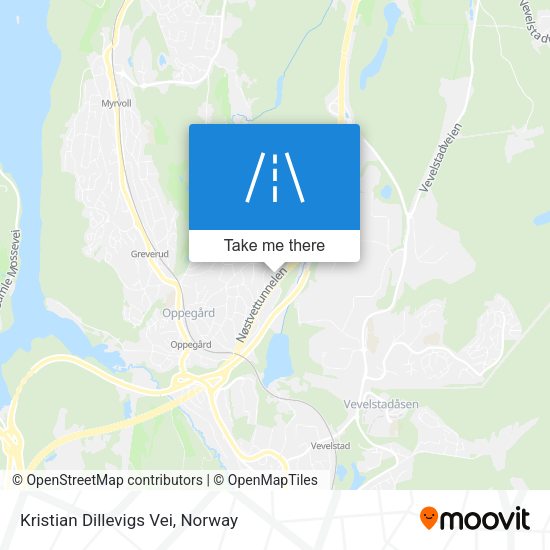 Kristian Dillevigs Vei map