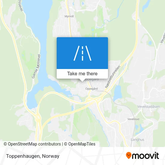 Toppenhaugen map