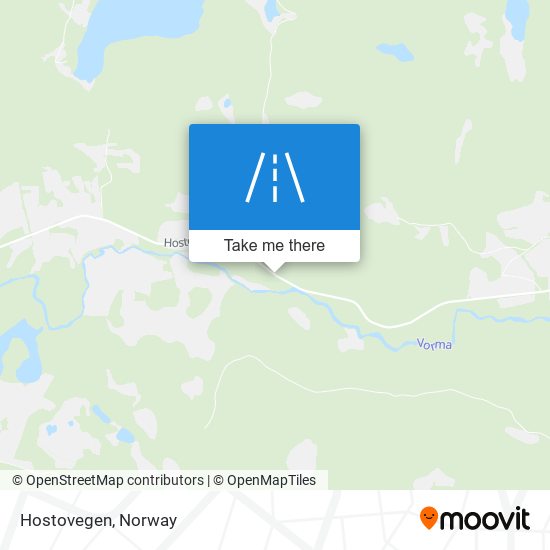 Hostovegen map