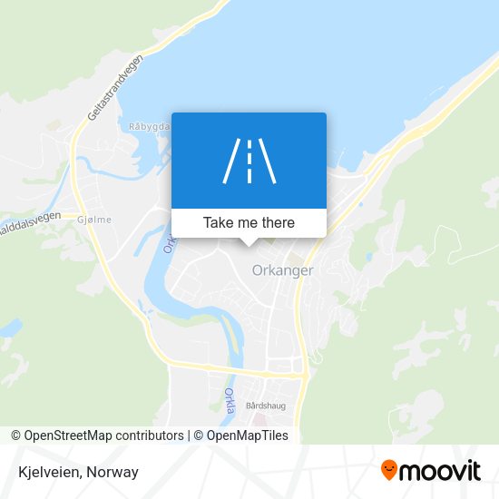 Kjelveien map