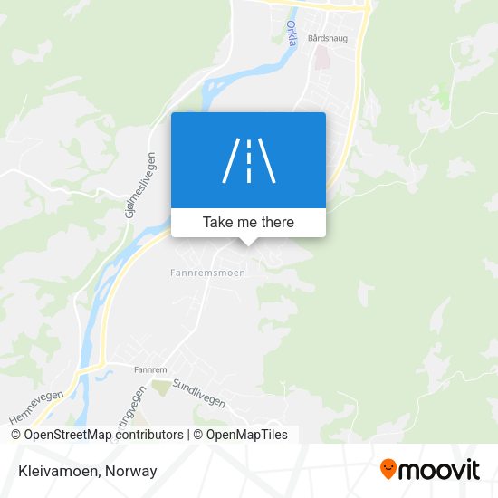 Kleivamoen map