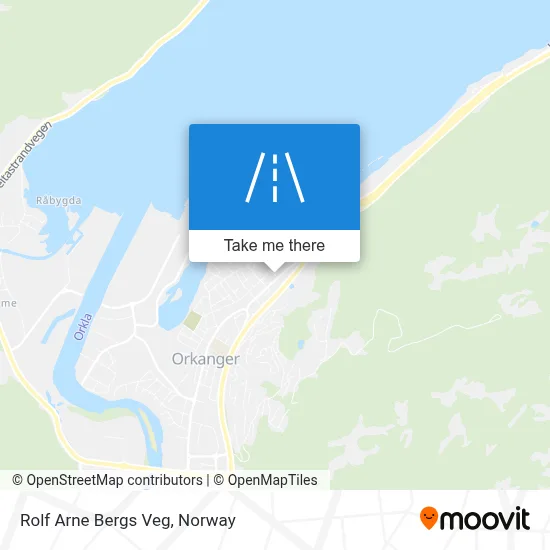 Rolf Arne Bergs Veg map