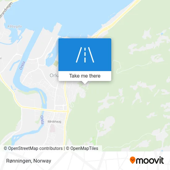 Rønningen map