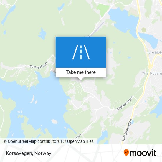 Korsavegen map