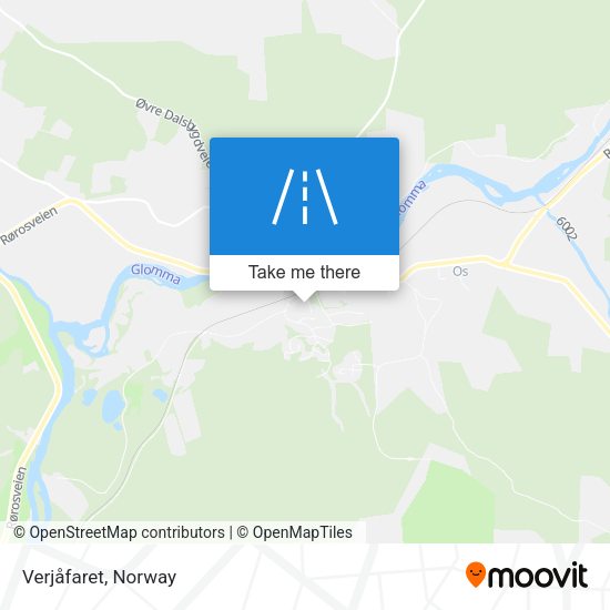 Verjåfaret map