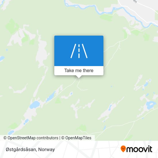 Østgårdsåsan map