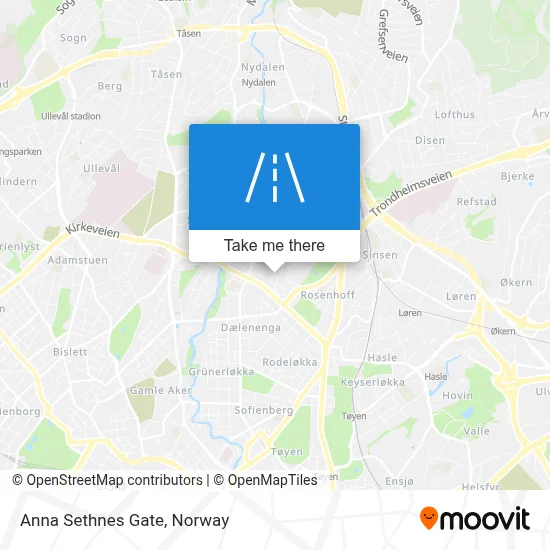 Anna Sethnes Gate map