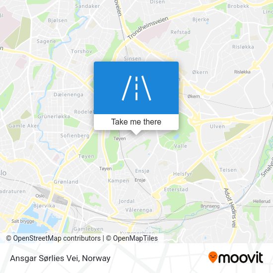 Ansgar Sørlies Vei map