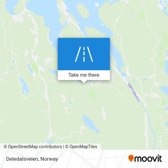 Deledalsveien map