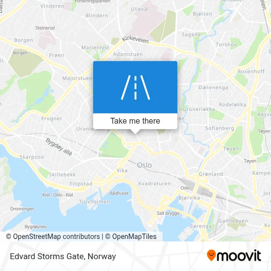 Edvard Storms Gate map