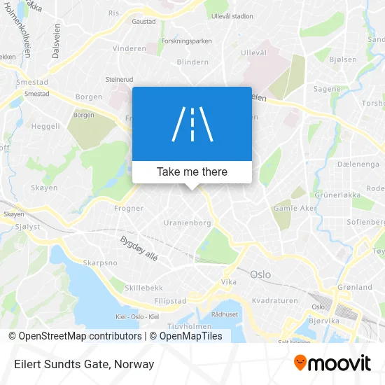 Eilert Sundts Gate map