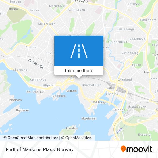Fridtjof Nansens Plass map