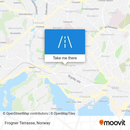 Frogner Terrasse map