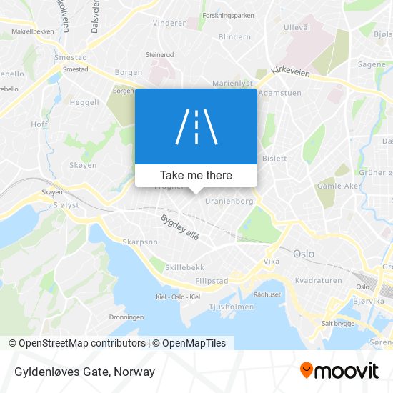 Gyldenløves Gate map