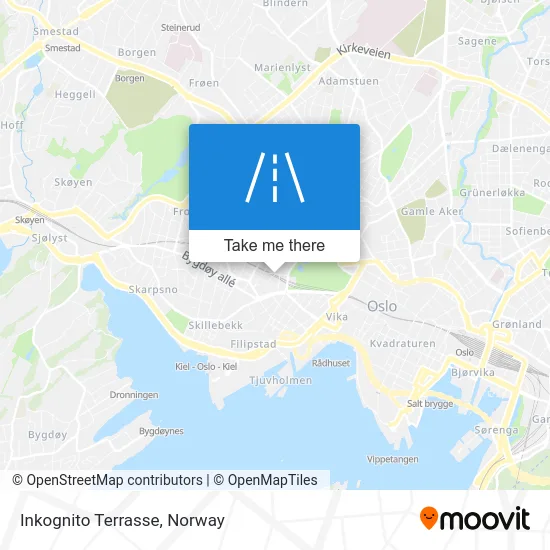 Inkognito Terrasse map