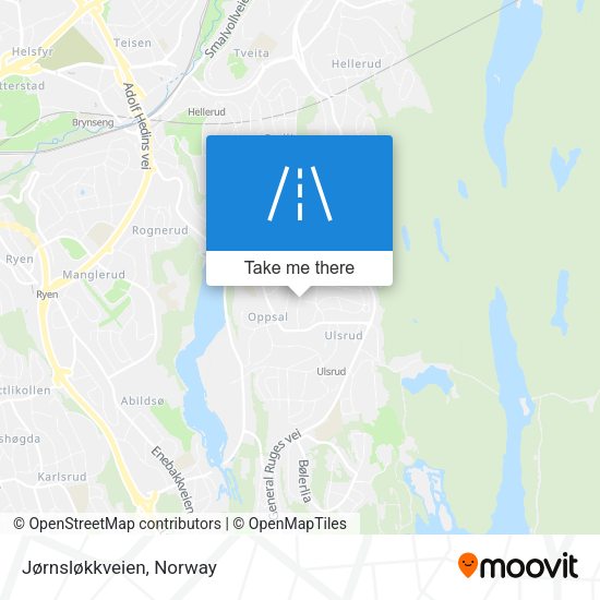Jørnsløkkveien map