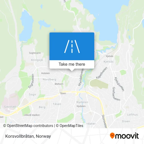 Korsvollbråtan map
