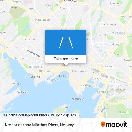 Kronprinsesse Märthas Plass map