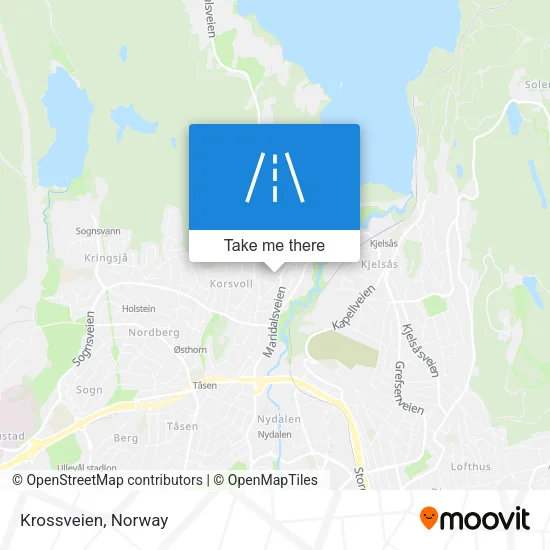 Krossveien map