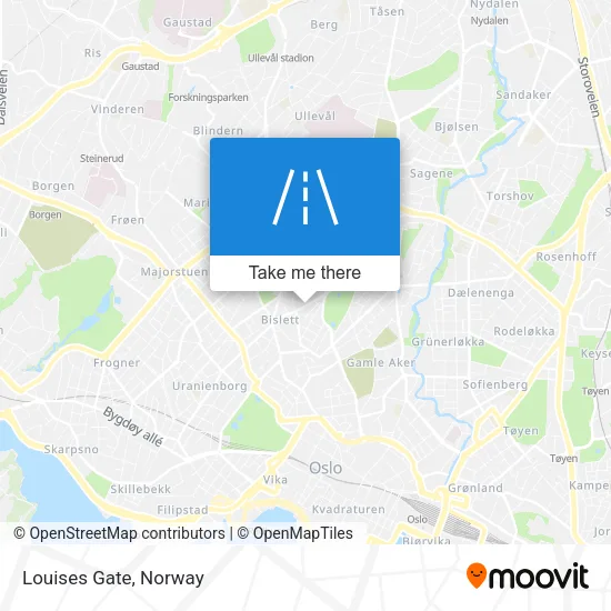 Louises Gate map