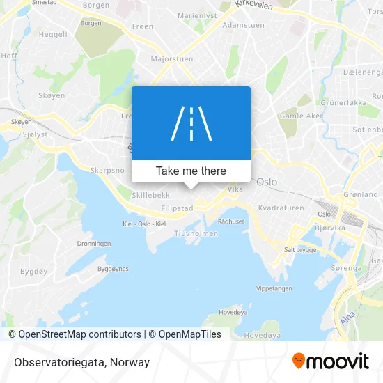 Observatoriegata map