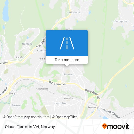 Olaus Fjørtofts Vei map