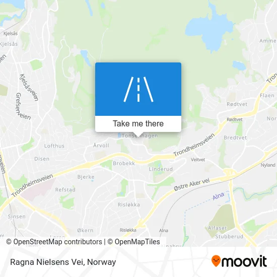 Ragna Nielsens Vei map