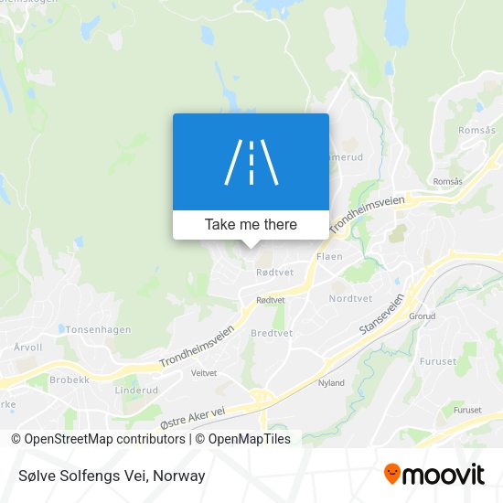Sølve Solfengs Vei map