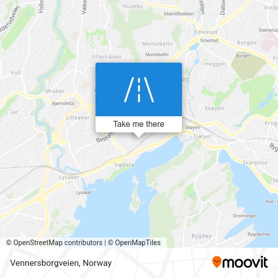 Vennersborgveien map