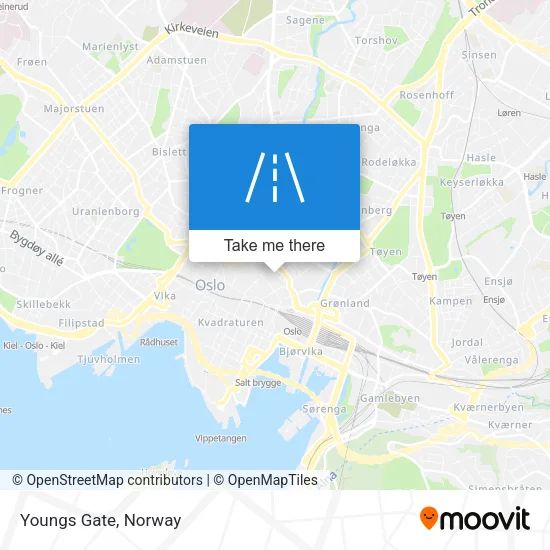 Youngs Gate map