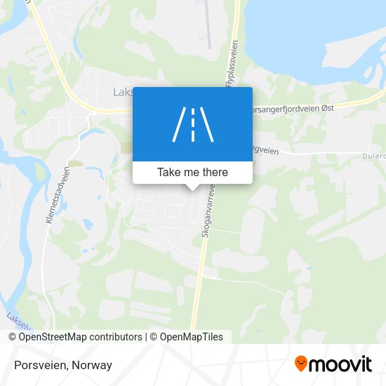 Porsveien map