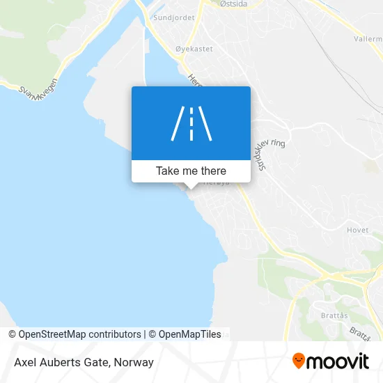 Axel Auberts Gate map