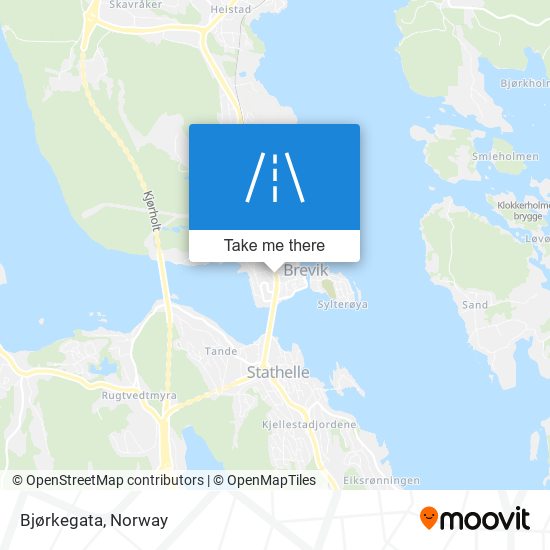 Bjørkegata map