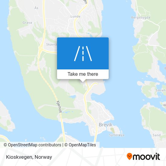 Kioskvegen map