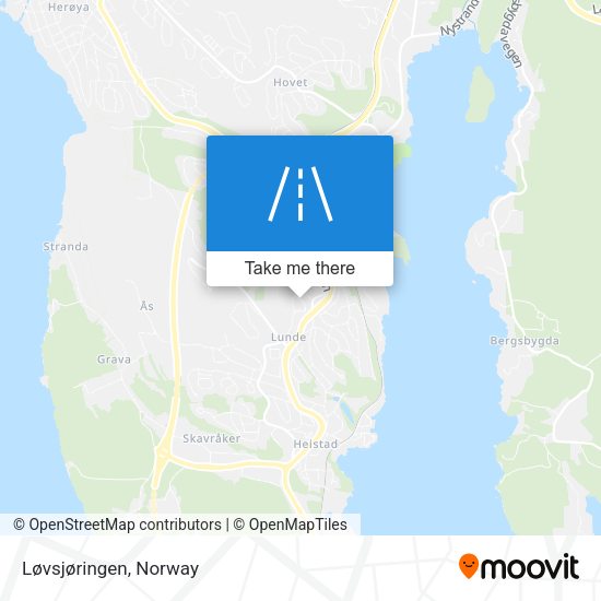 Løvsjøringen map