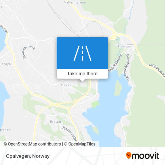 Opalvegen map