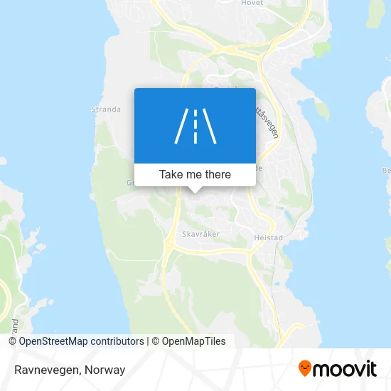 Ravnevegen map