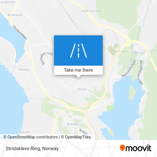 Stridsklevs Ring map