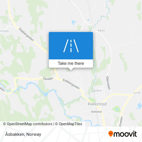 Åsbakken map