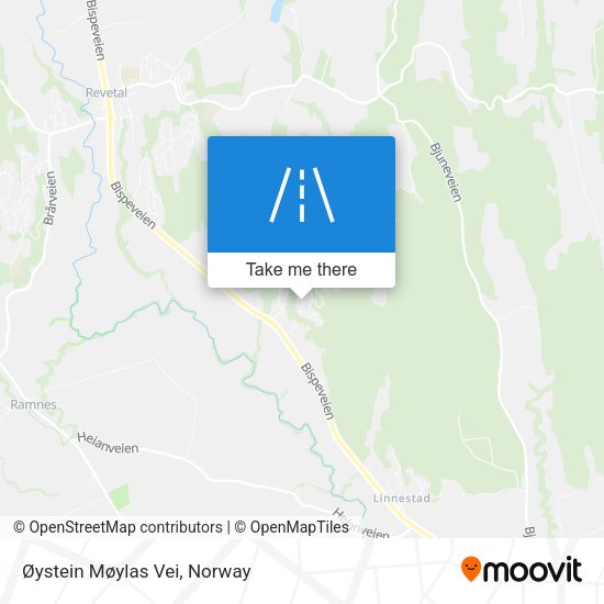 Øystein Møylas Vei map