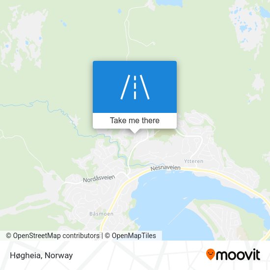 Høgheia map