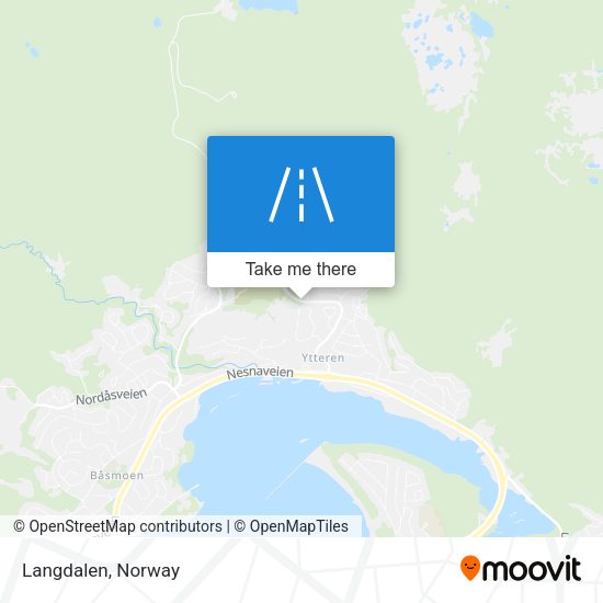 Langdalen map