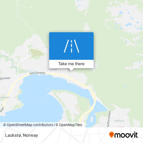 Laukstø map