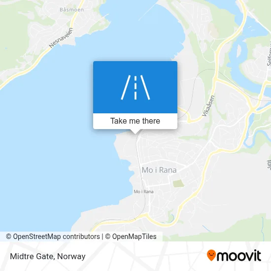 Midtre Gate map