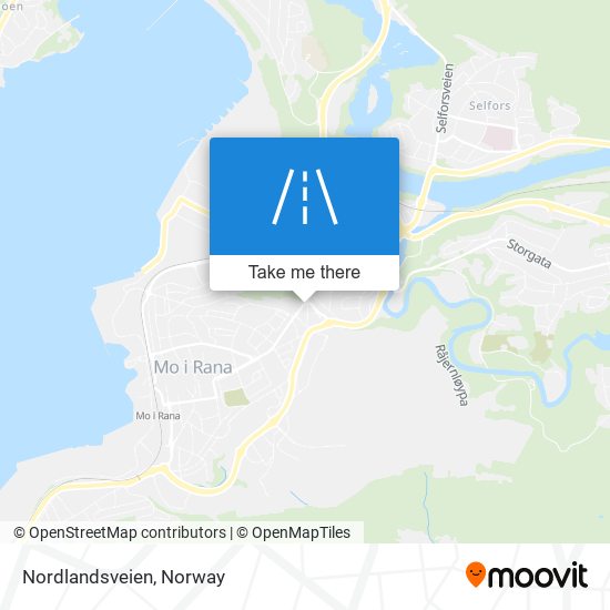 Nordlandsveien map